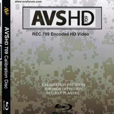 AVS HD 709 Blu-ray Disc Calibration Patterns [Calibration]